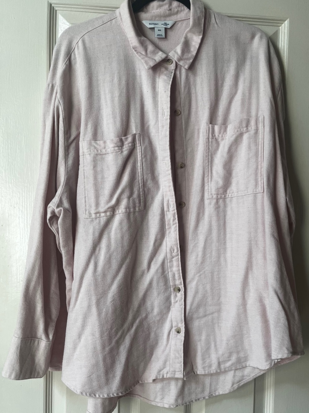 Old Navy Light Pink Button-Up Shirt